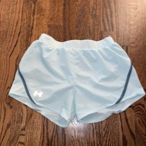 Mint green under armour shorts xs